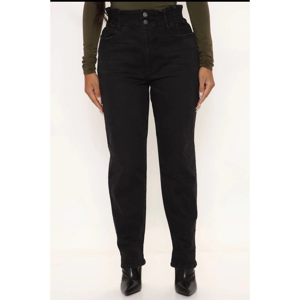 MOM HIGH WAIST JEANS NWT  BLACK